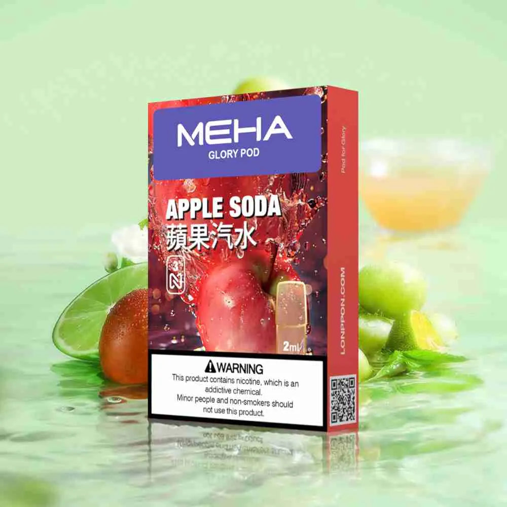 魅嗨-Meha-一代煙彈-蘋果汽水