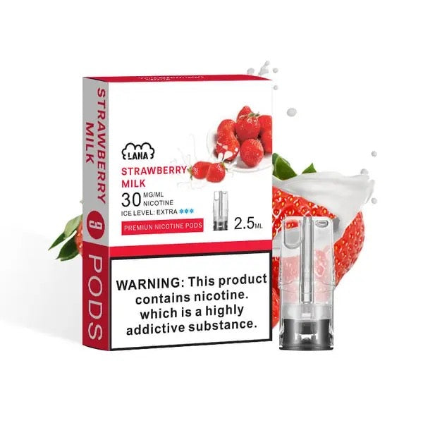 lana一代煙彈-草莓牛奶