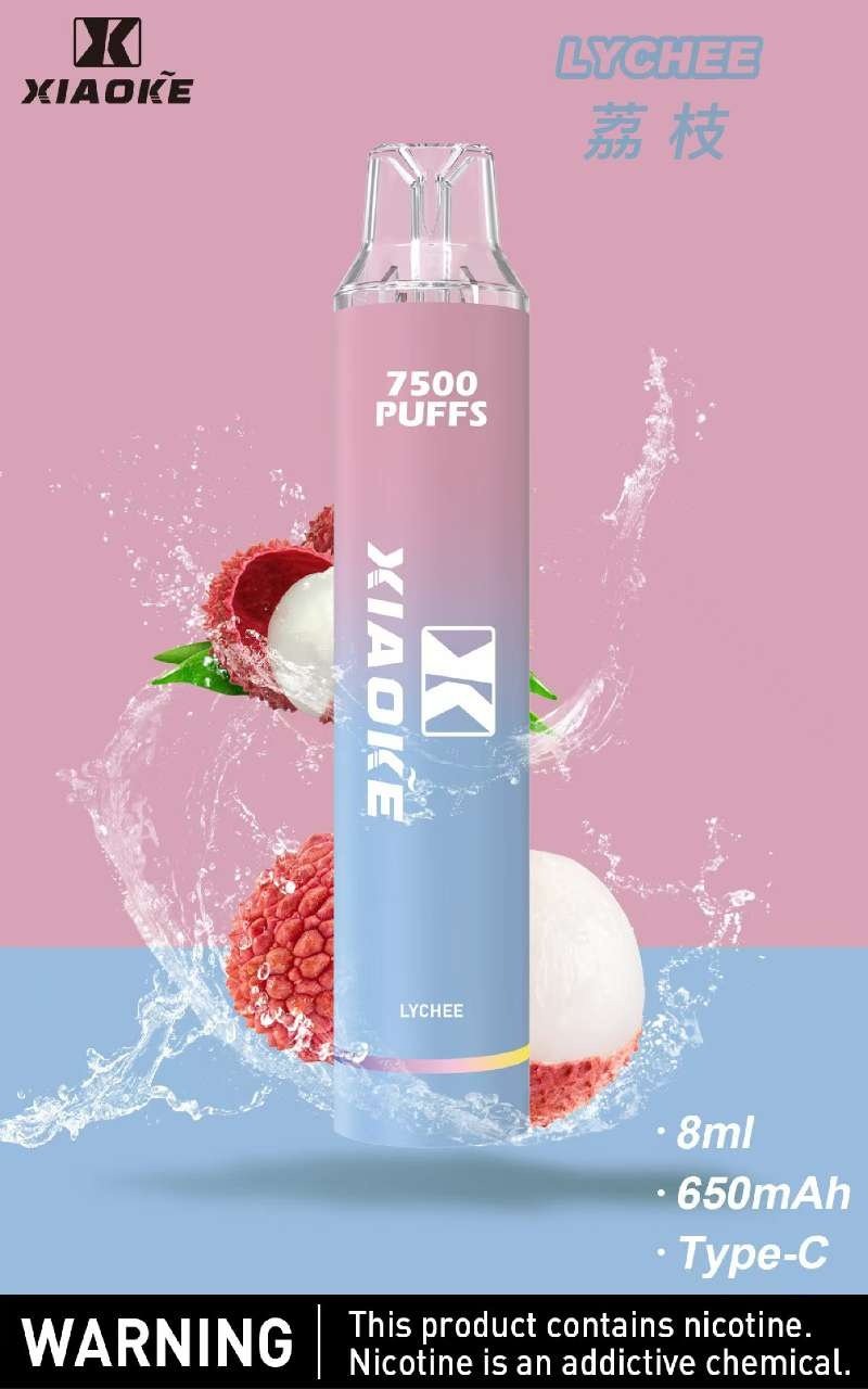 xiaoke梟客7500口一次性抛棄式-荔枝