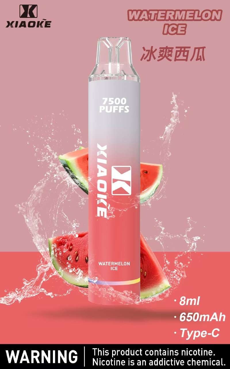 xiaoke梟客7500口一次性抛棄式-冰西瓜